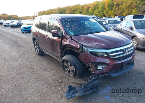 2018 Honda Pilot Ex from USA, damaged, VIN 5FNYF6H32JB053658